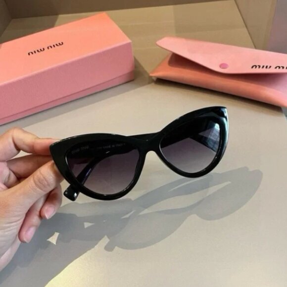 Miu Miu Sleek Black Sunglasses main image 6
